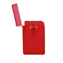 Colorful empty credit card perfume sprayer bottle